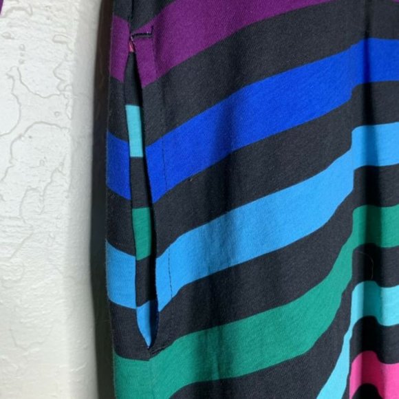 Lands End Multicolor Striped Skater Dress - Picture 6 of 7
